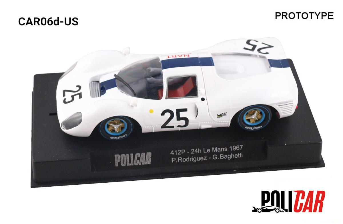 Slot.it - Reggio Emilia - 412P - n.25 24h Le Mans 1967 - CAR06d-US