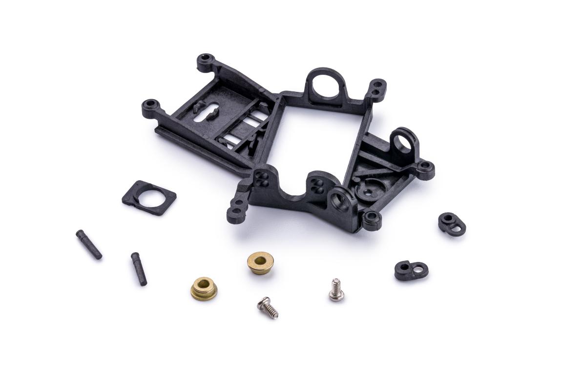 Slot.it - Reggio Emilia - Anglewinder motor mount 0,5mm offset - EVO6 - CARBON FIBER - bearing version - CH118c