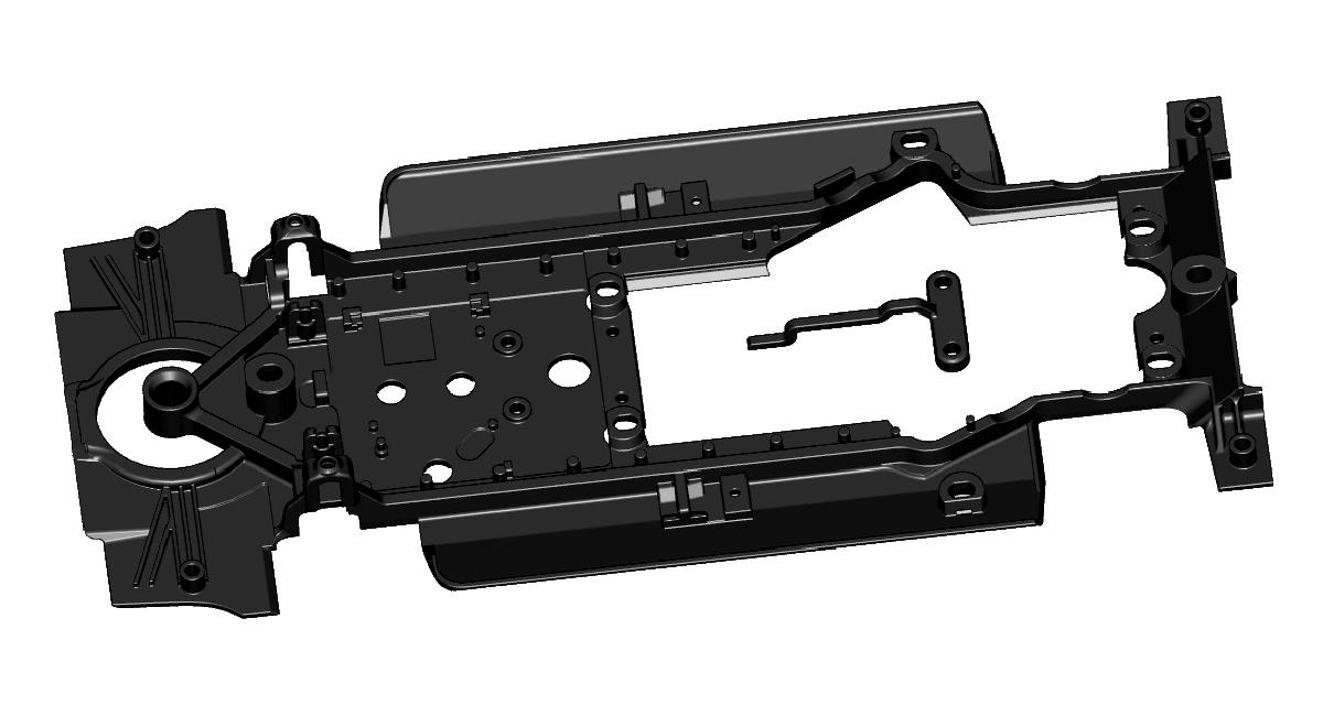 Slot.it - Reggio Emilia - 3D LMP chassis AW compatible EVO6 - standard pickup - CS22t2-60-3D