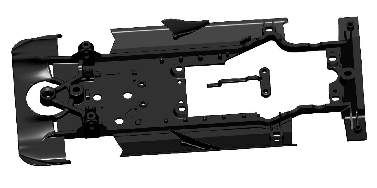 Slot.it - Reggio Emilia - 3D R18 TDI chassis AW compatible EVO6 - standard pickup - CS24t2-60-3D