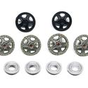 Slot.it - Reggio Emilia - Wheel inserts for Ø15,8/16,5mm wheels (4+2) - PA48