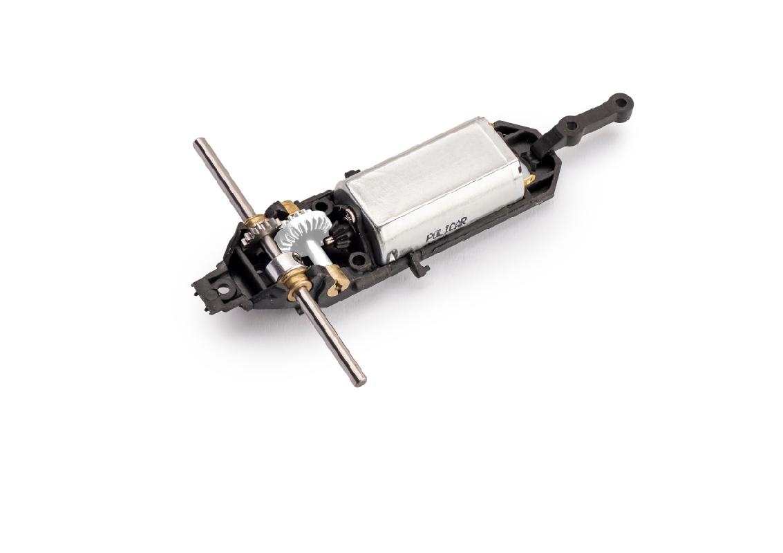 Slot.it - Reggio Emilia - F1 70s assembled narrow motor mount, axle 45mm, bevel gears, Z16 crown - PCH01-45z16a