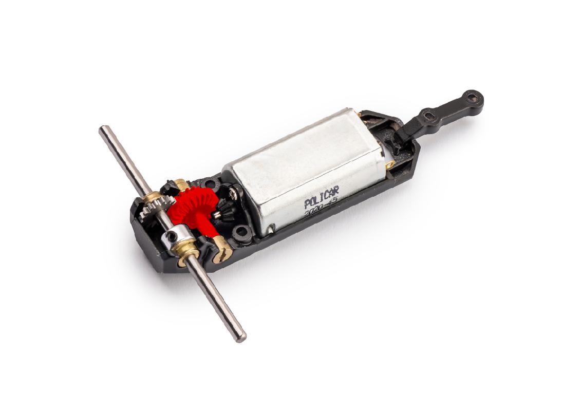 Slot.it - Reggio Emilia - F1 80s assembled narrow motor mount, axle 51mm, bevel gears, Z18 crown - PCH08-51z18a