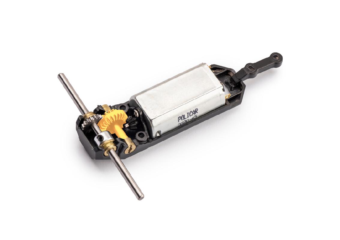 Slot.it - Reggio Emilia - F1 80s assembled narrow motor mount, axle 54mm, bevel gears, Z15 crown - PCH08-54z15