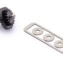 Slot.it - Reggio Emilia - Plastic bevel gear Z25/Z16 with shaft and spacers - black - PGI2516-bg
