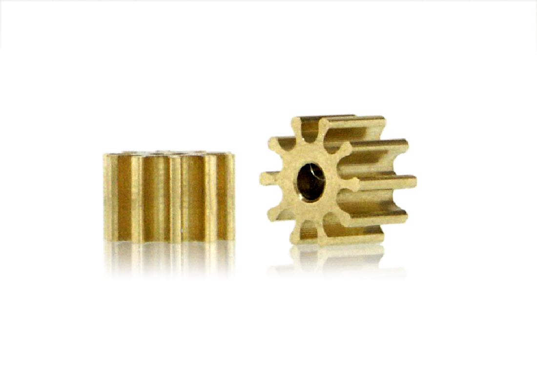 Slot.it - Reggio Emilia - Brass pinions 10 teeth Ø5.5mm (2x) - internal Ø1.5mm - PI5510O15