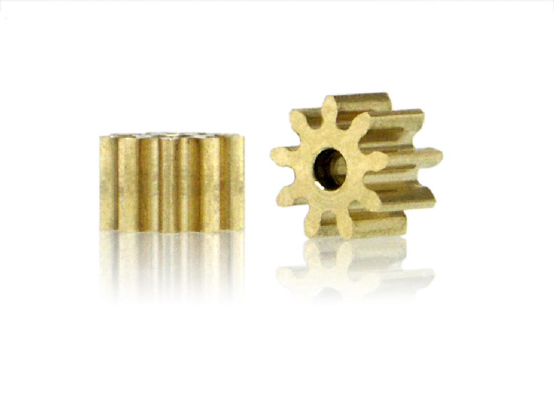 Slot.it - Reggio Emilia - Brass pinions 9 teeth Ø5.5mm (2x) - internal Ø1.5mm - PI559O15