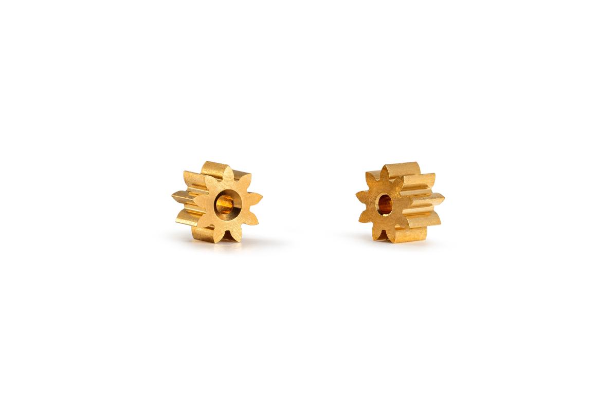 Slot.it - Reggio Emilia - Brass pinions 9 teeth Ø6mm (2x) - internal Ø1.5mm - PI609o15
