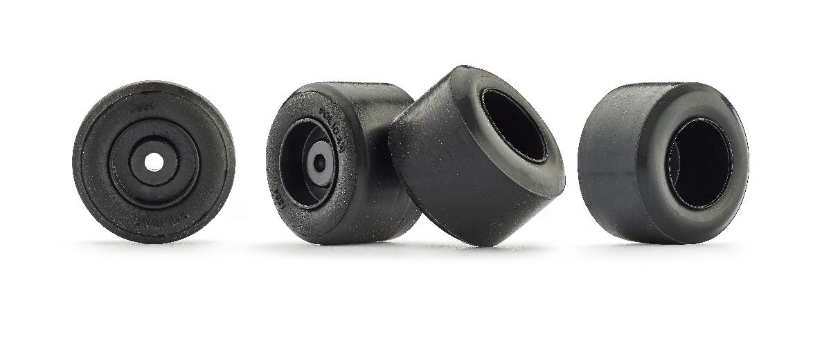 Slot.it - Reggio Emilia - C1 slick F1 13" (13.8mm) rear tyres, dwg 1224 (4x) - PPT1224C1