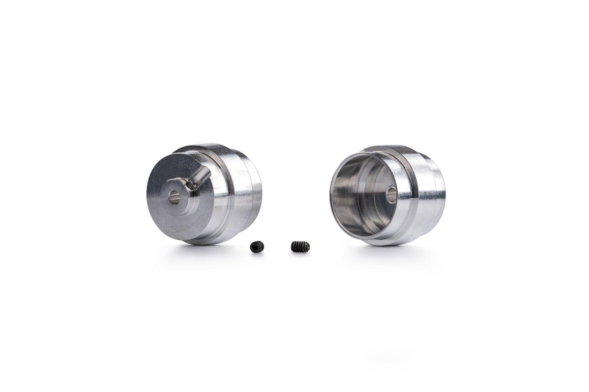 Slot.it - Reggio Emilia - Al Ø17,3x13,5 F1 rear wheels, M2 grub, 1.8g, (2x) - eq. 18'' - PW17313515A