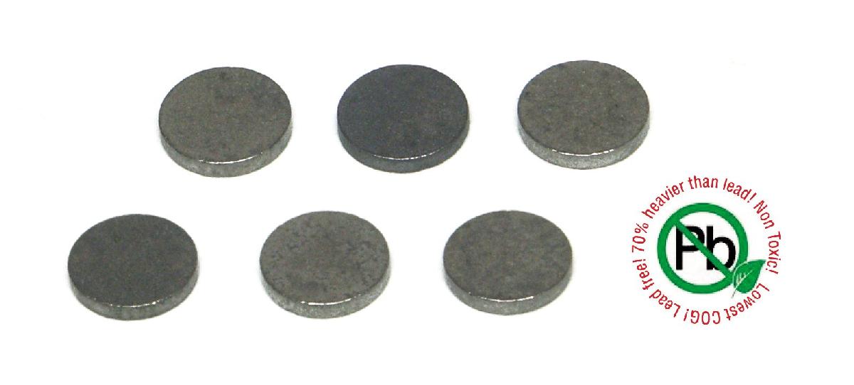 Slot.it - Reggio Emilia - Tungsten ballast, cylinder 6.3*1mm, 3.5g (6x0.58g) - SP24