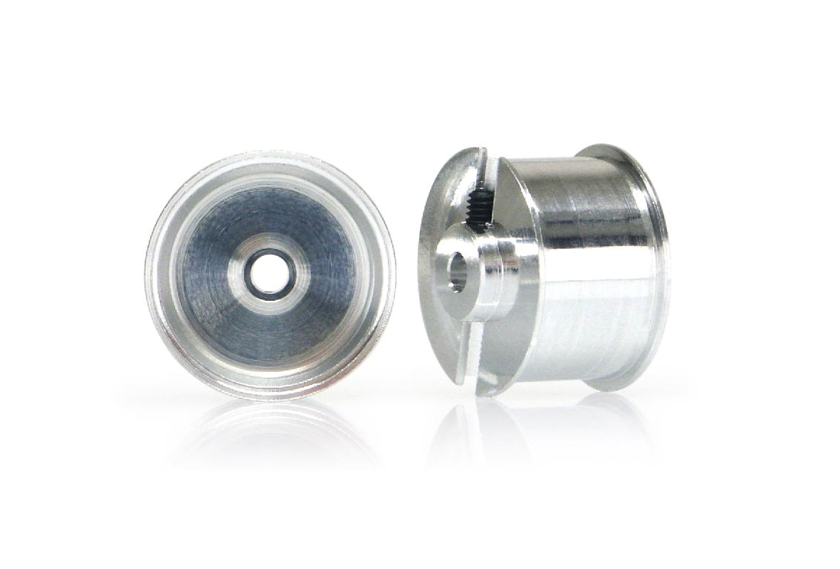 Slot.it - Reggio Emilia - Aluminum Ø14.2x9.5x1.5mm wheels for sponge tires, M2 grub, Eq. 16.5mm (2x) - ex WH1190-Al - W14209515A