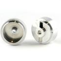 Slot.it - Reggio Emilia - Aluminum Ø15.8x8.2x1.5mm wheels, M2 grub, silver (2x), 1.4g - ex PA24-Als - W15808215A