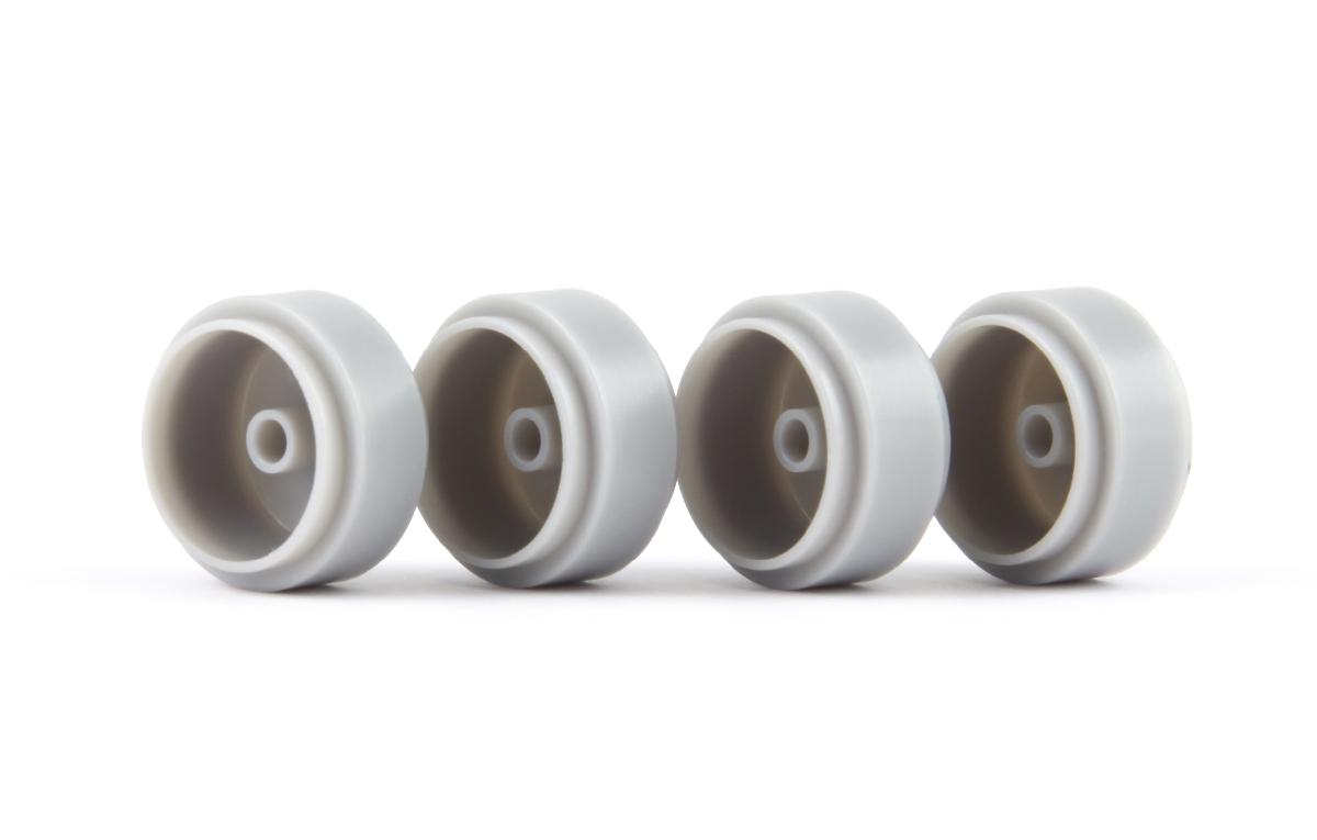 Slot.it - Reggio Emilia - Plastic ø15.8x8.2x1.5mm wheels, 0.7g (4x) - ex WH1210-Pl - W15808215P