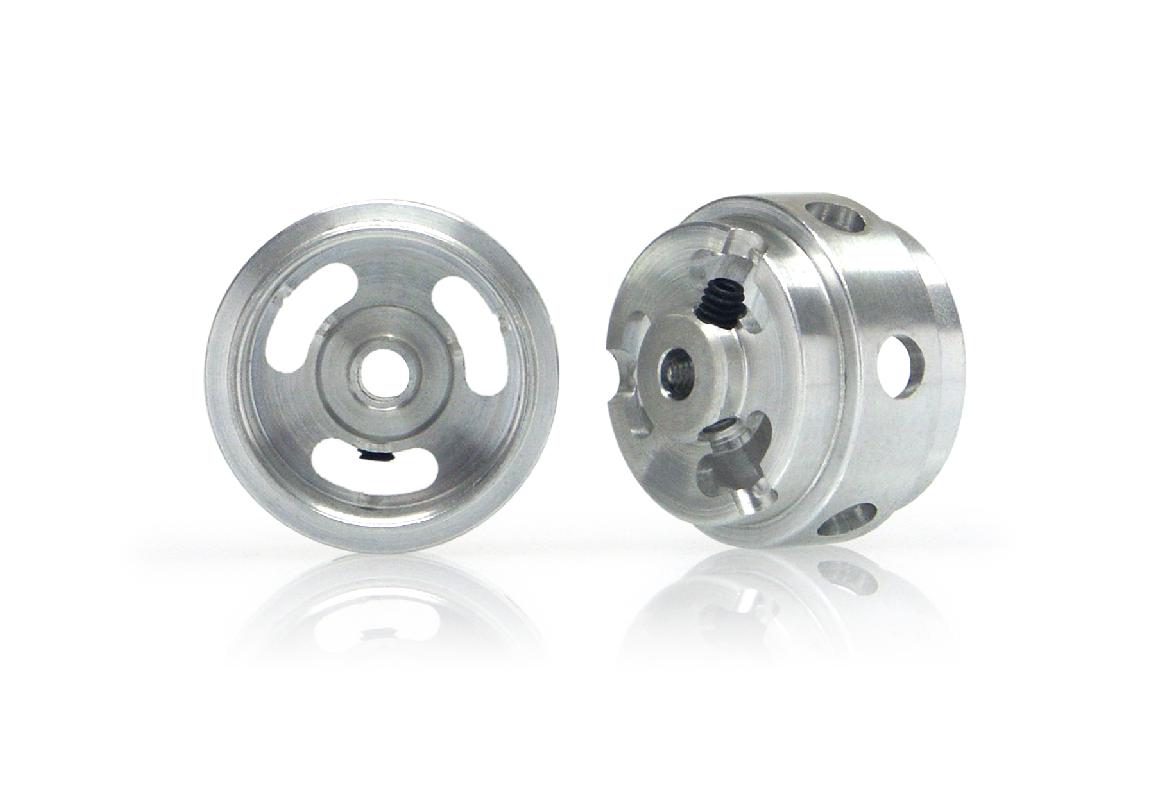 Slot.it - Reggio Emilia - Magnesium ø16.5x10x1.5mm hollow wheels, M2 grub, 0.9g (2x) - ex WH1186-Mg - W16510215M