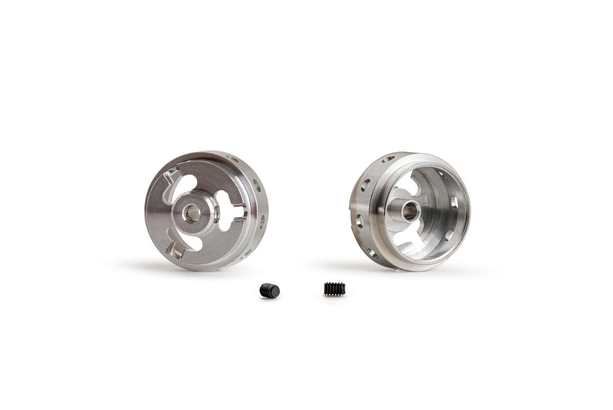 Slot.it - Reggio Emilia - Magnesium ø16.9x9.75x1.5mm hollow wheels, M2 grub, 0.85g (2x) - W16909715Ma