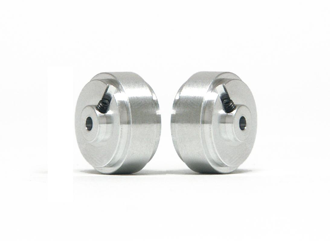 Slot.it - Reggio Emilia - Aluminum ø17.3x8.2x1.5mm wheels, M2 grub, 1.6g (2x) - ex WH1110-Al - W17308215A