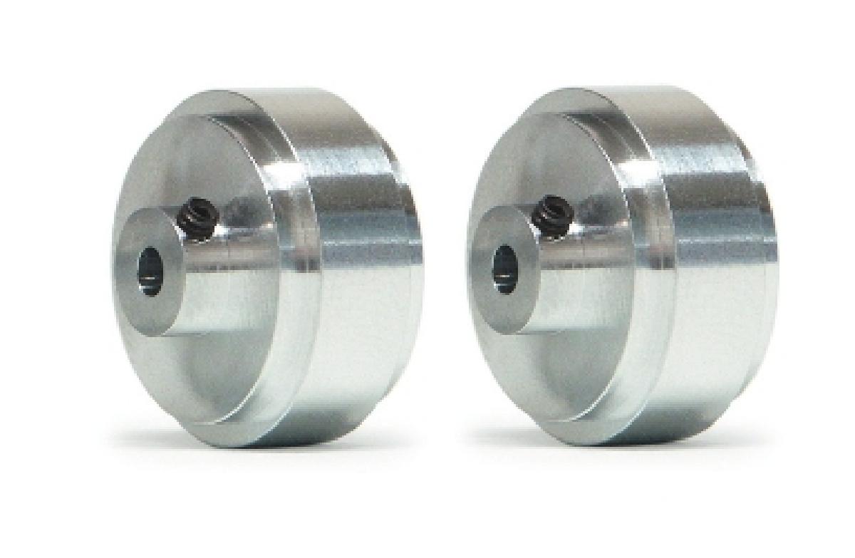 Slot.it - Reggio Emilia - Aluminum ø17.3x8.2x2.5mm wheels, M2 grub, 1.6g (2x) - ex WH1048-Al - W17308225A